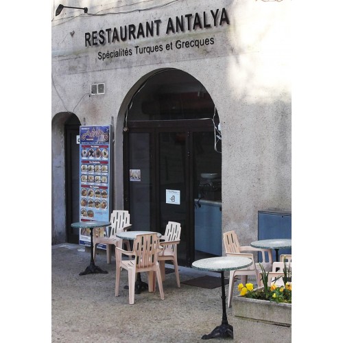 Détails : Restaurant L'ANTALYA Cahors, restaurant à Cahors de spécialités turques et grecques, Grill, Kebab, Plats à emporter.