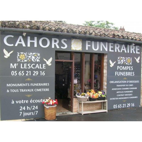 Détails : CAHORS FUNERAIRES M. LESCALE Cahors, pompes funèbres, organisation d'obsèques à Cahors