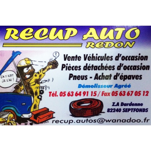 Détails : Casse automobile RECUP AUTO Caussade, casse automobile, récupération et vente de matériel et accessoires automobiles à Caussade