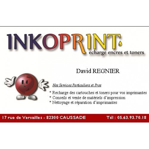Détails : INKO PRINT Caussade, recharges d'encre pour imprimantes et matériel d'impression à Caussade.